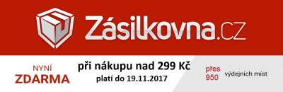 Doprava ZDARMA nad 299 K jen do nedle 19.11. 