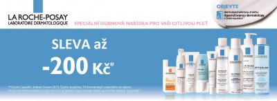 Mimodn slevy na La Roche-Posay - sleva a 220 K na produkt