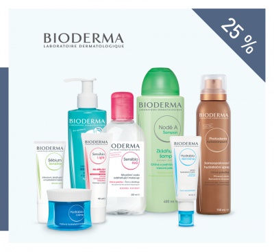 BIODERMA sleva 25% na ve