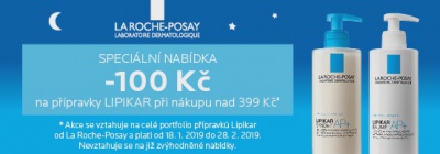 La Roche-Posay LIPIKAR sleva -100 K