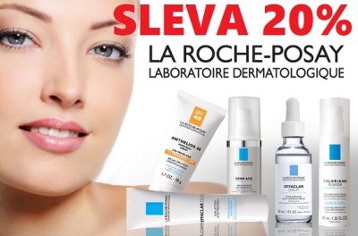 Kosmetika La Roche-Posay se slevou 20%