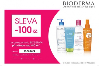 BIODERMA sleva 100 K na ve