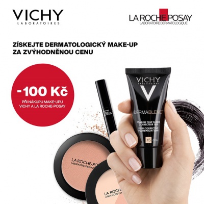 Sleva 100 K na make-up od VICHY a La Roche-Posay