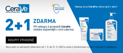 Kosmetika CeraVe v akci 2+1