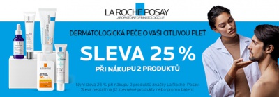 Kosmetika La Roche-Posay se slevou 25%