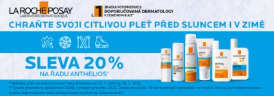Solrn ada Anthelios od La Roche-Posay se slevou 20%