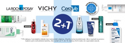 Shopping week - kosmetika v akci 2+1 zdarma
