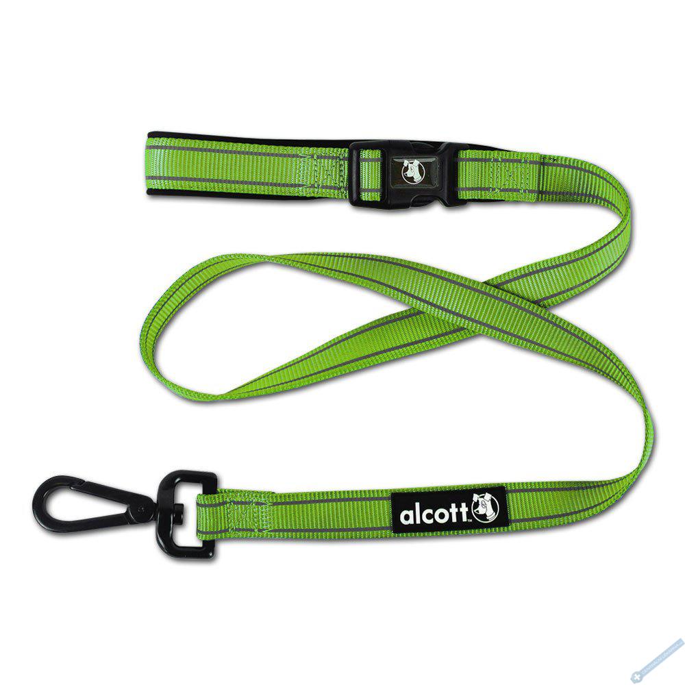 Alcott Reflexní vodítko Weekender pro psy zelené