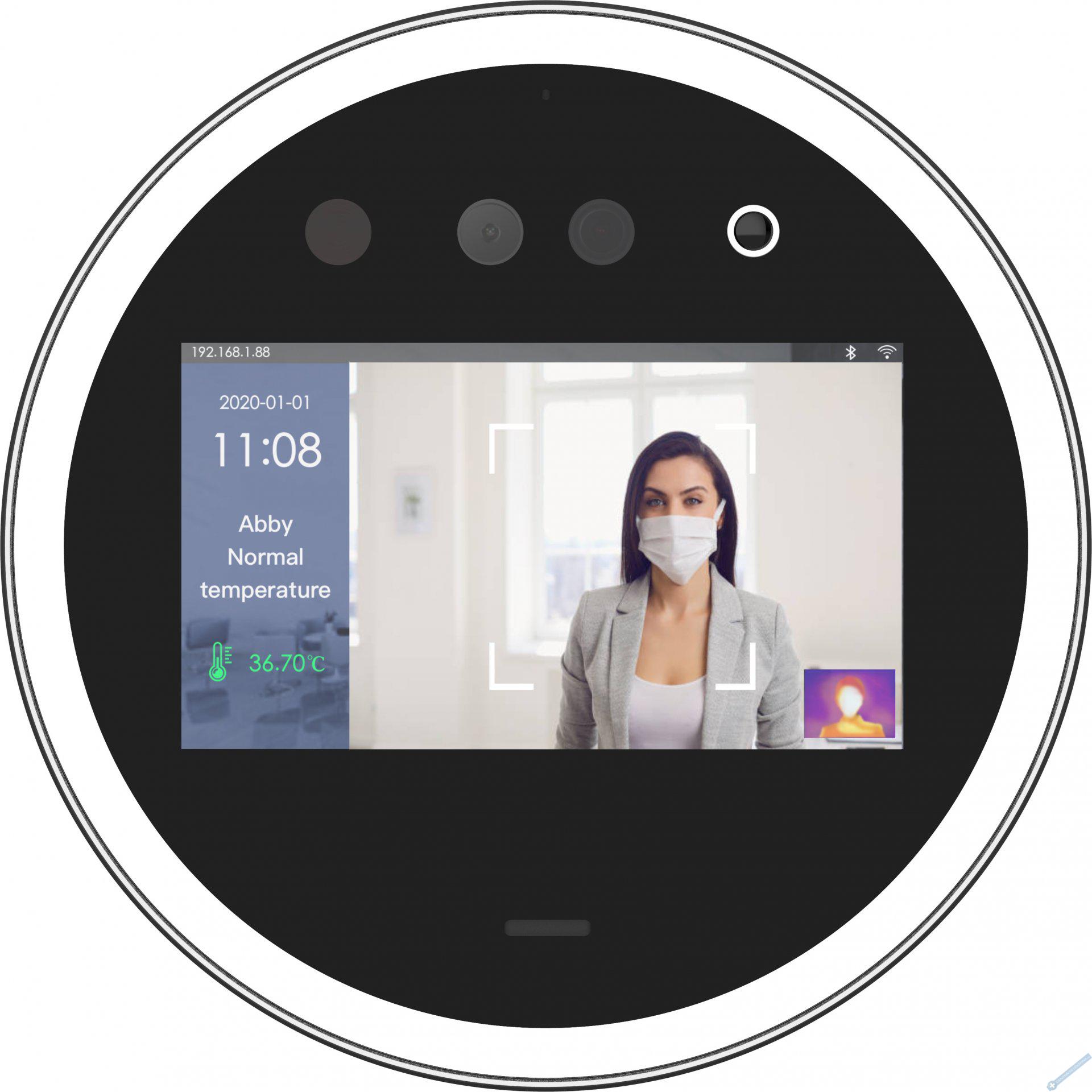 Automatick pstupov systm s menm teploty a kontrolou rouky