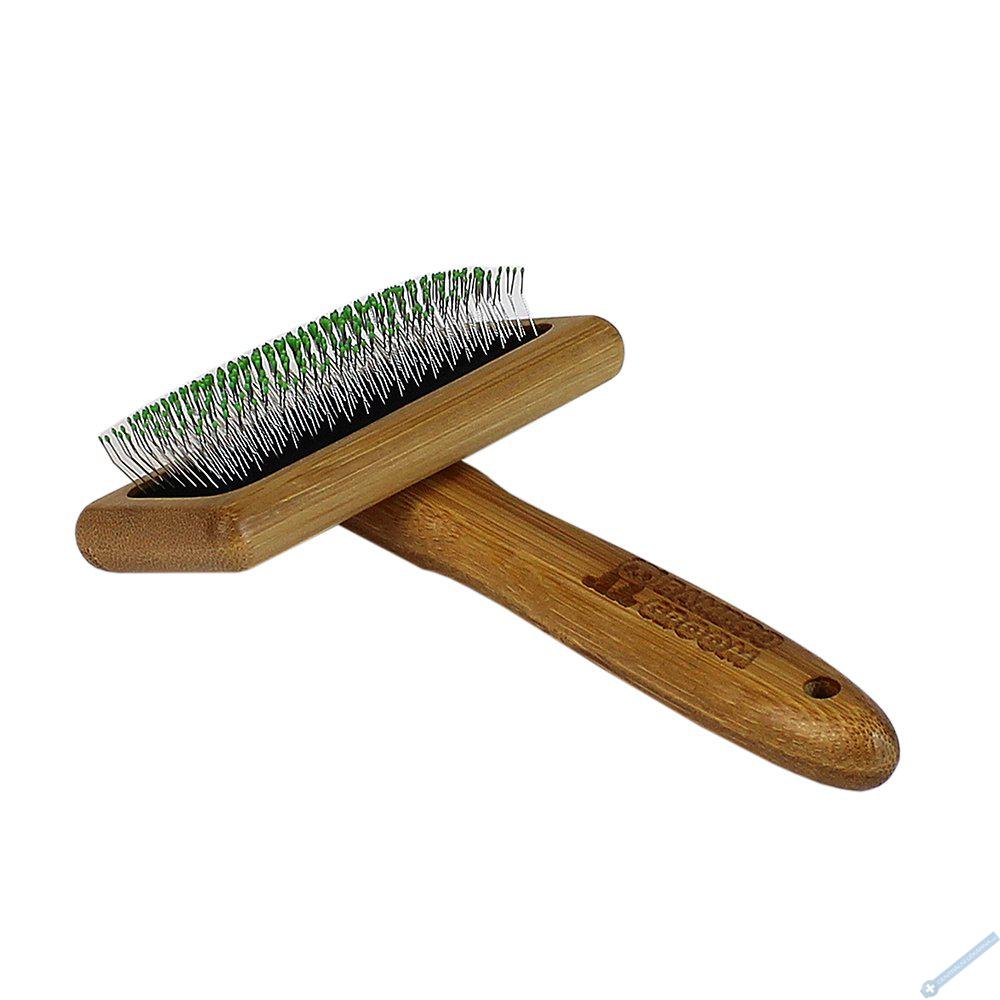 Bamboo Groom Stedn jemn kart s nerezovmi hroty, Finik