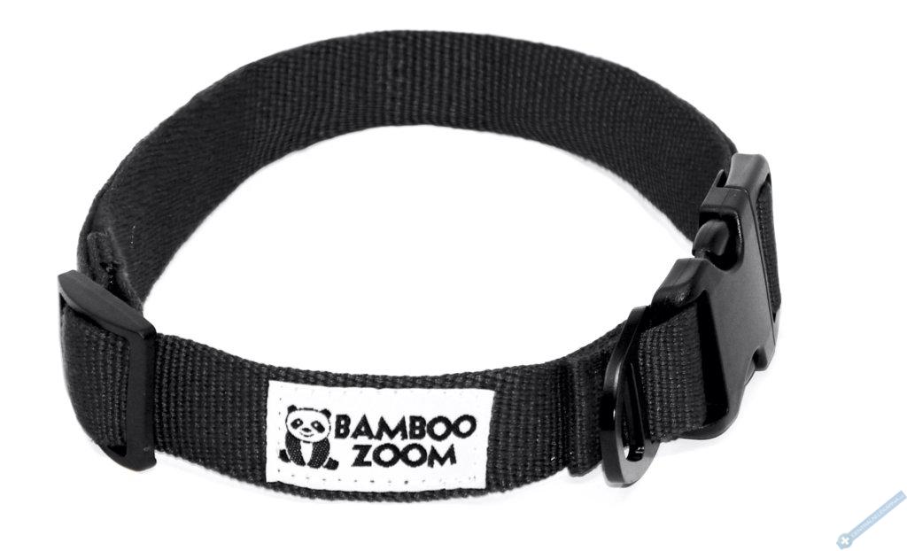 Bamboo Zoom Obojek pro psy černý S