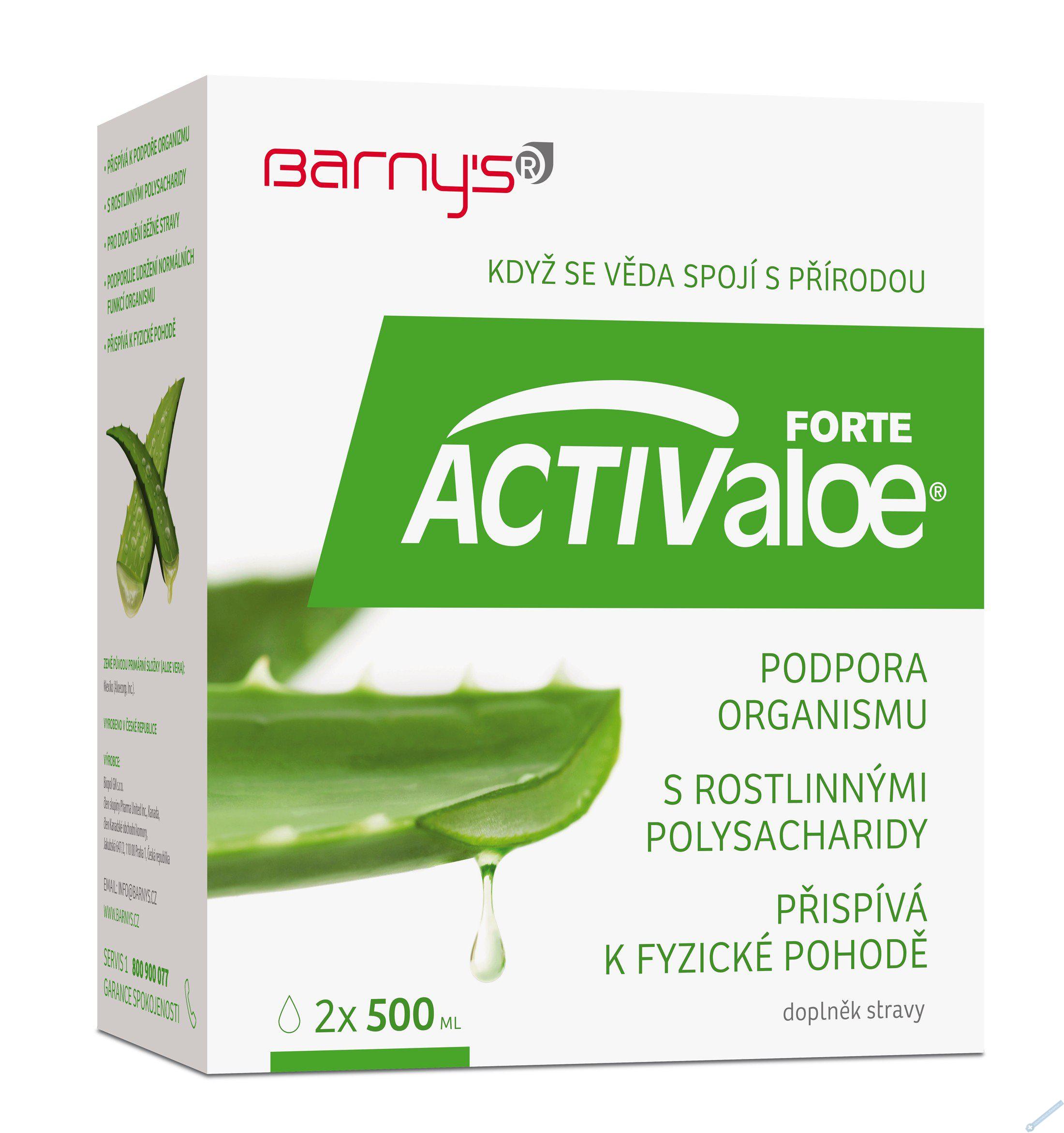Barny's ACTIValoe FORTE 500ml + 500ml ZDARMA