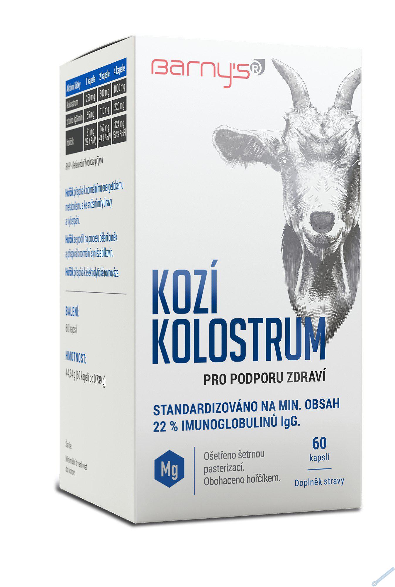 Barny's Koz kolostrum 60 kapsl