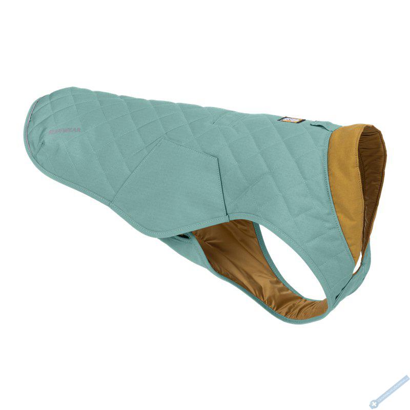 RUFFWEAR Stumptown Zimn bunda pro psy River Rock Green XXS