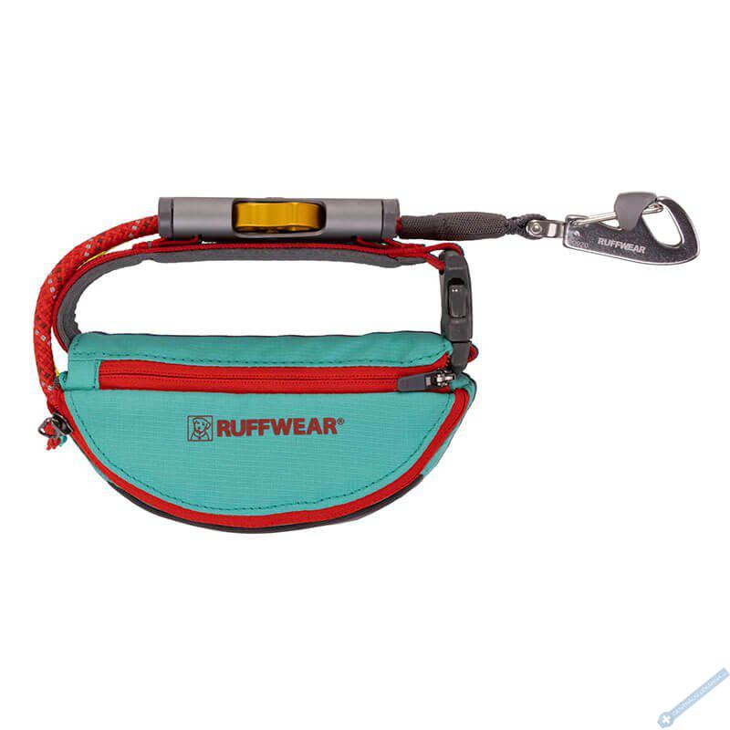 Vodtko pro psy Ruffwear Hitch Hiker Lead-aurora-teal