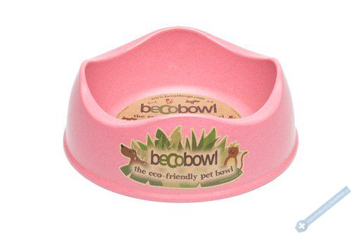 Miska pro psa, BecoBowl, EKO-pink-S