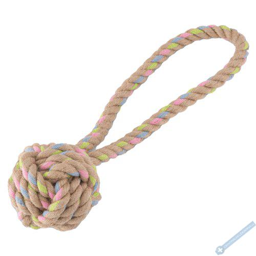 Hračky pro psy, Beco Hemp Rope - Ball on Loop-M