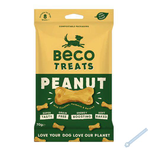 Beco Treats Odmna pro psy Peanut 70g