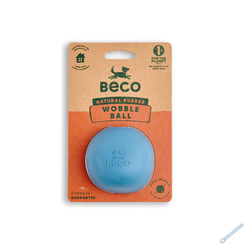 Beco Wobble Ball Hraka pro psy modr 7,6cm