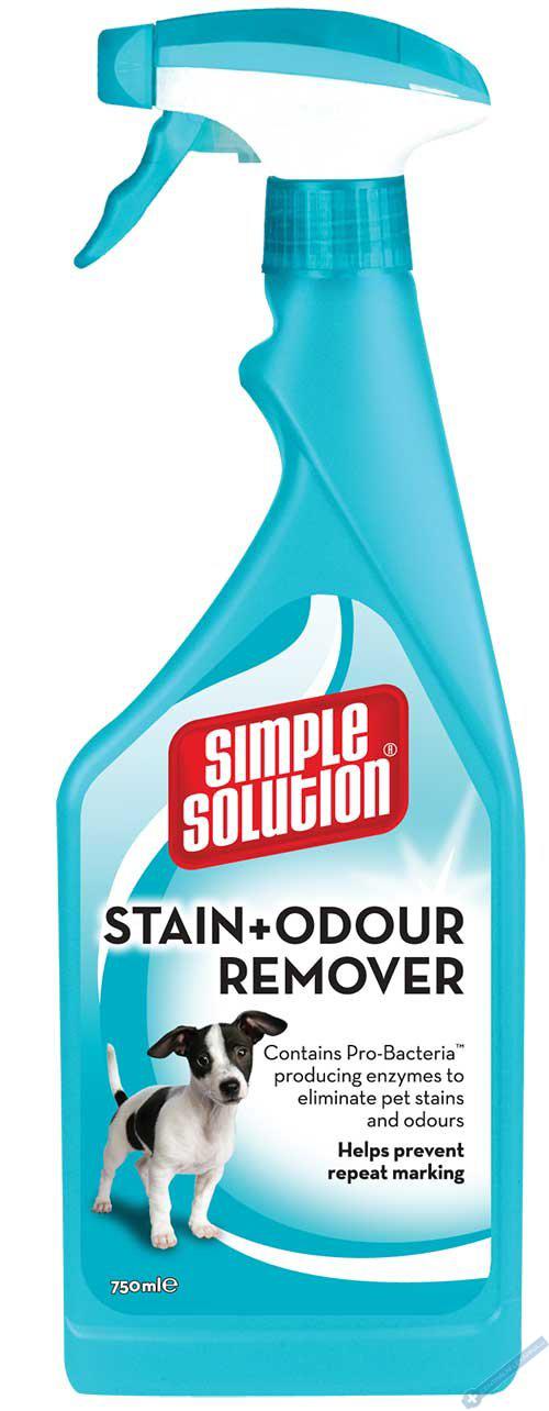 SIMPLE SOLUTION Stain & Odor Remover Odstraňovač skvrn a pachu pro psy 750ml