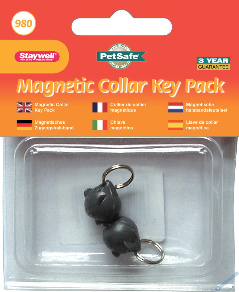 PetSafe® magnetický klíč 980M, 2 magnety bez obojků