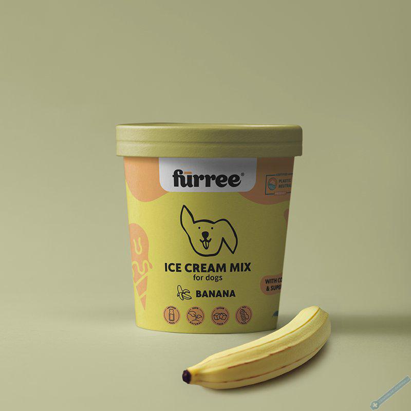 Frree Ice cream Banana Zmrzlina pro psy 60g