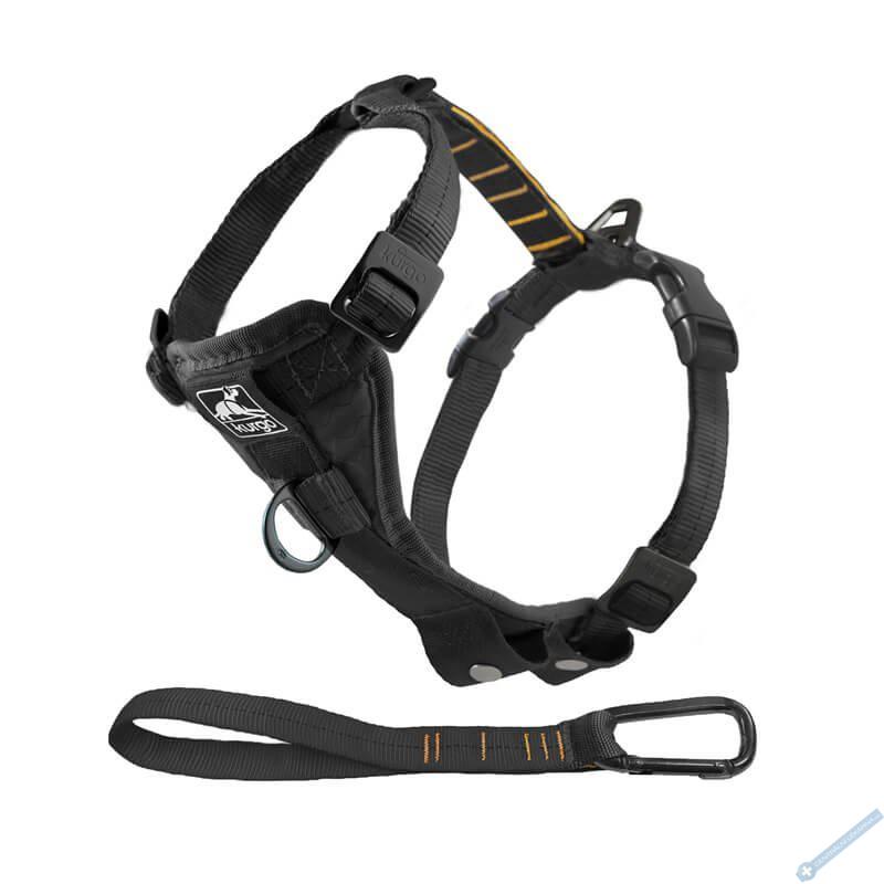 Kurgo Tru-Fit Quick Release Postroj pro psy s autopsem ern L