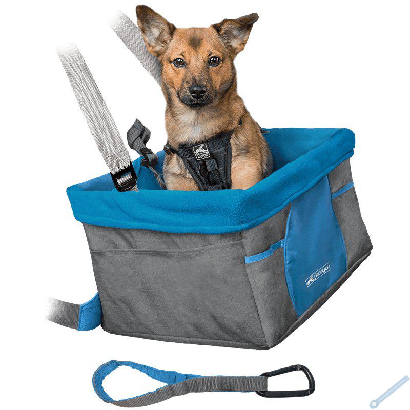 Kurgo Heather Booster Seat Autosedaka ed/modr