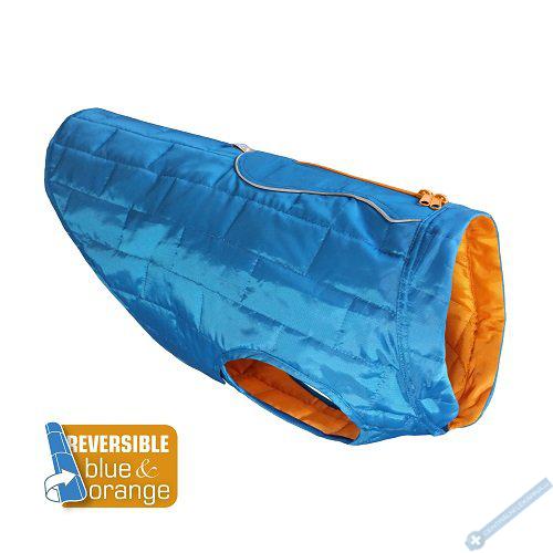 Kurgo Loft Nepromokav bunda pro psy Blue/Orange XS