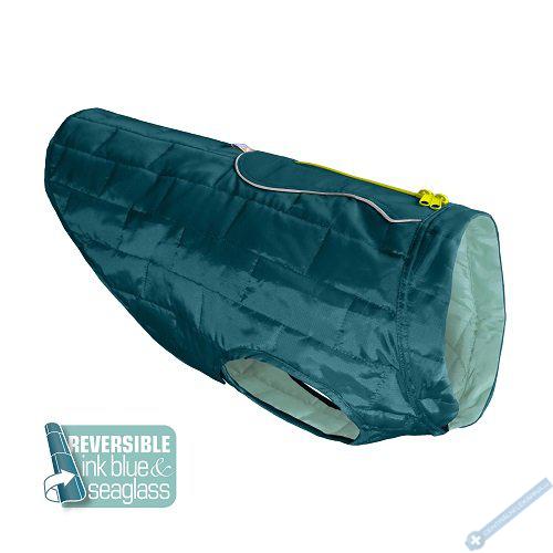 Kurgo® Loft Nepromokavá bunda pro psy Ink Blue/Seaglass XL