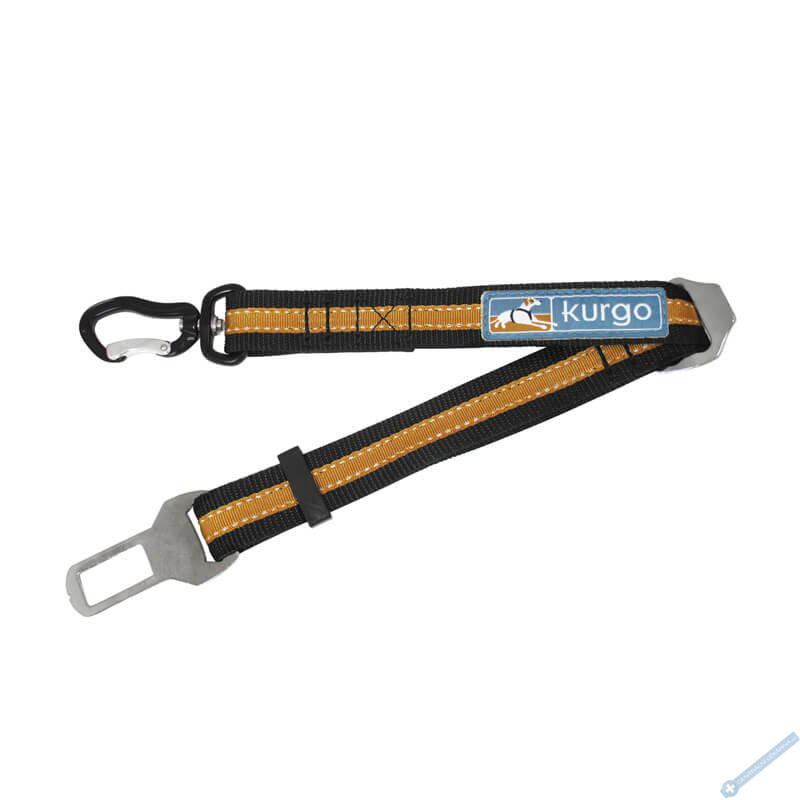 Kurgo Direct to Seat Belt Swivel Tether Bezpenostn autops pro psy s upnacm mechanismem oranov