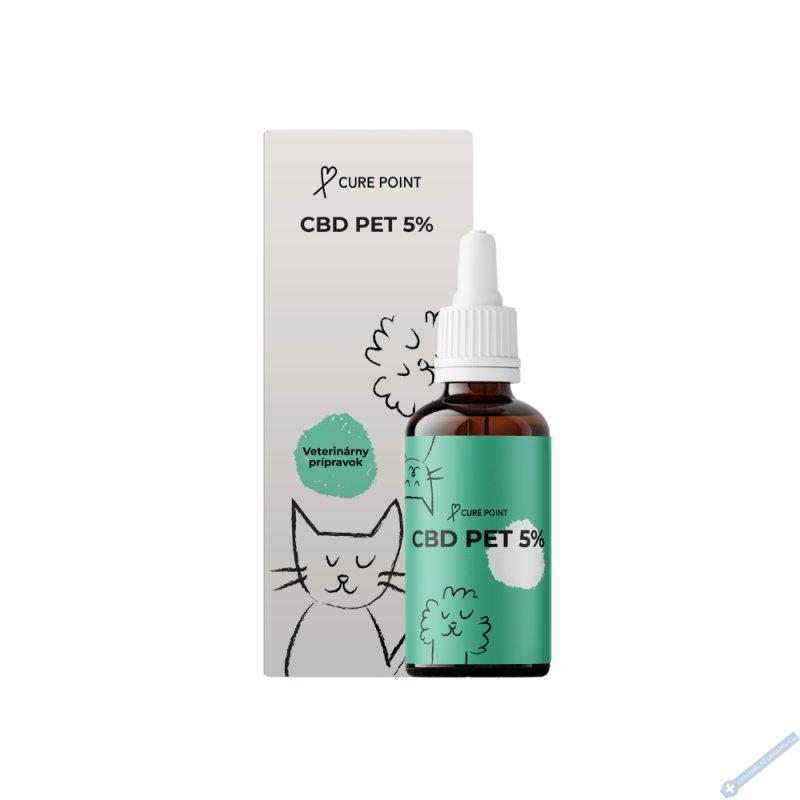 Cure Point CBD PET 5% Olej pro psy 10ml