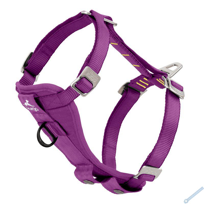 Kurgo Tru-Fit Enhanced Strenght Bezpenostn postroj pro psy s autopsem fialov L