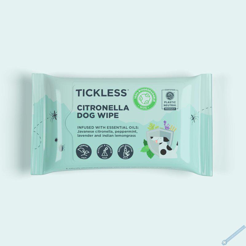 TICKLESS� Citronella Ut�rky proti kom�r�m a kl횝at�m pro psy 20ks