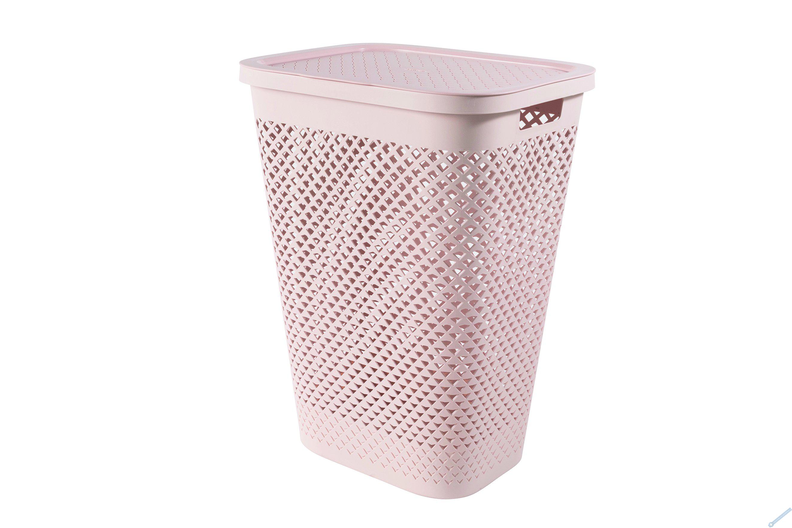 CURVER Pure Ko� na �pinav� pr�dlo R��ov� 55l