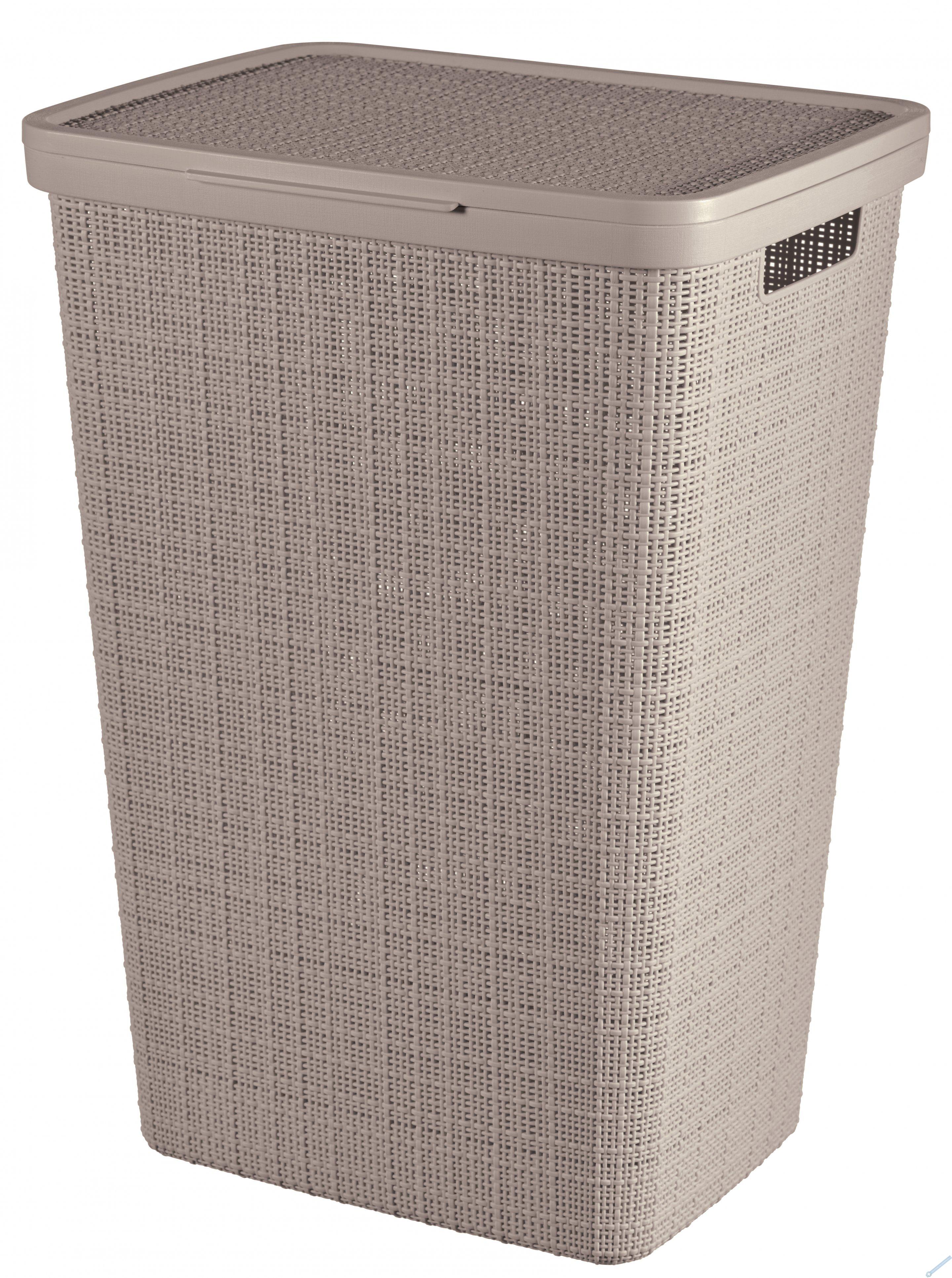 CURVER Jute Ko� na �pinav� pr�dlo Taupe 58l