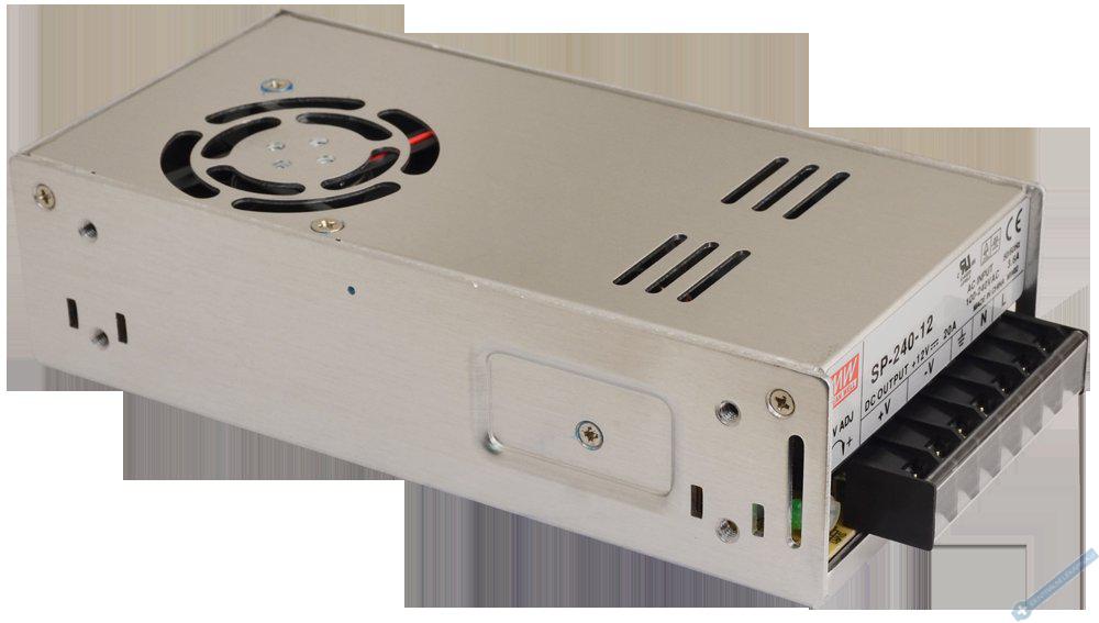 Napjec zdroj pro vce kamer - 12V/20A v kovu