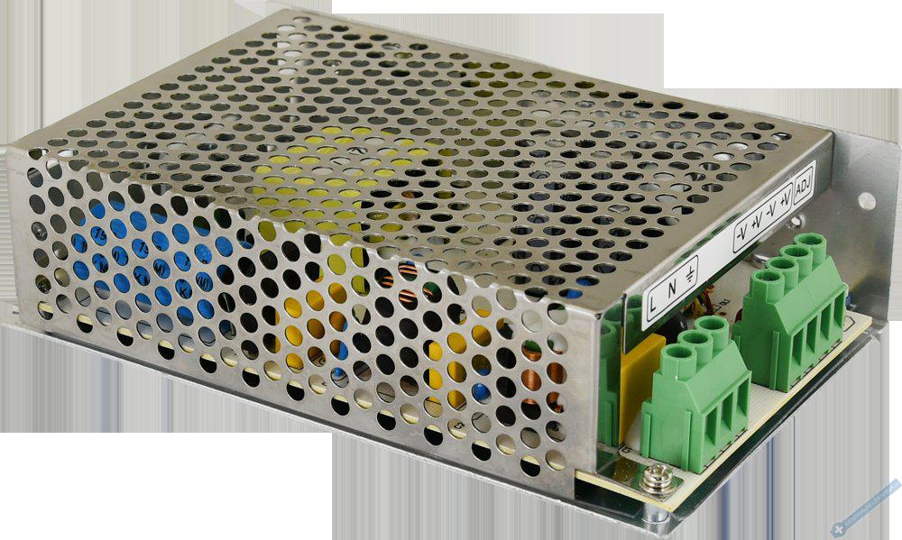 Napjec zdroj pro vce kamer - 12V/7A v kovu
