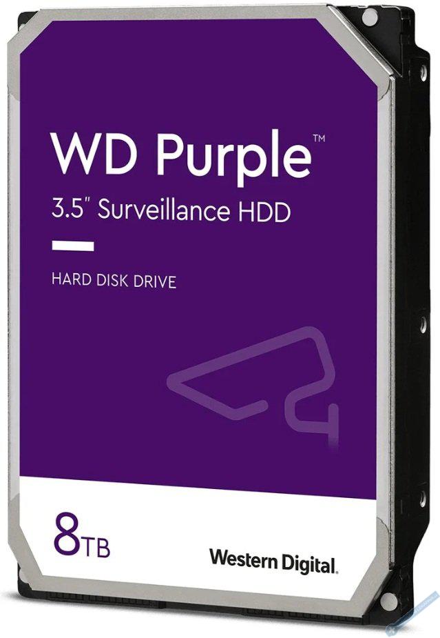 HDD Western Digital PURPLE pro kamerov systmy - 8TB
