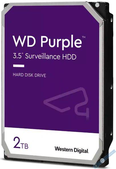 HDD Western Digital PURPLE pro kamerov systmy - 2TB