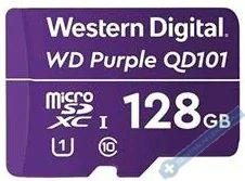 MicroSDXC pamov karta Western Digital PURPLE pro kamerov systmy - 128GB