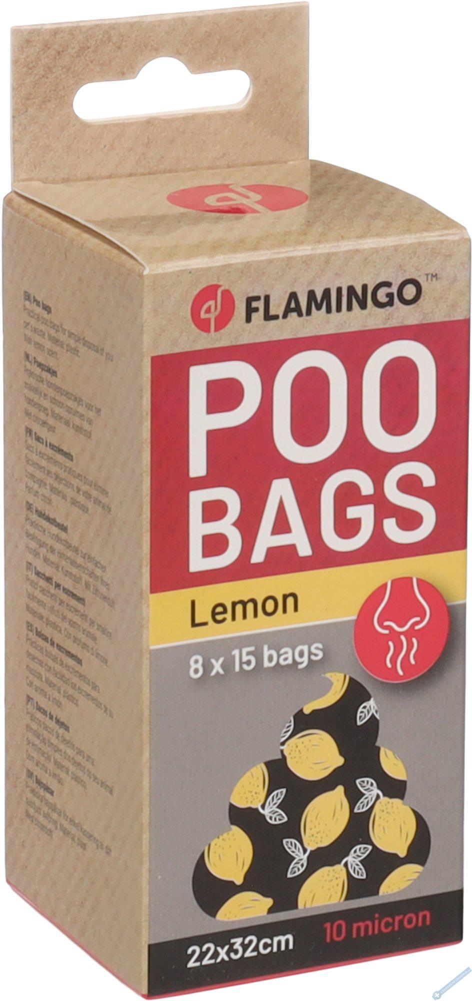 Flamingo Basic Scent Sky s citrnovou vn na exkrementy 8x15ks
