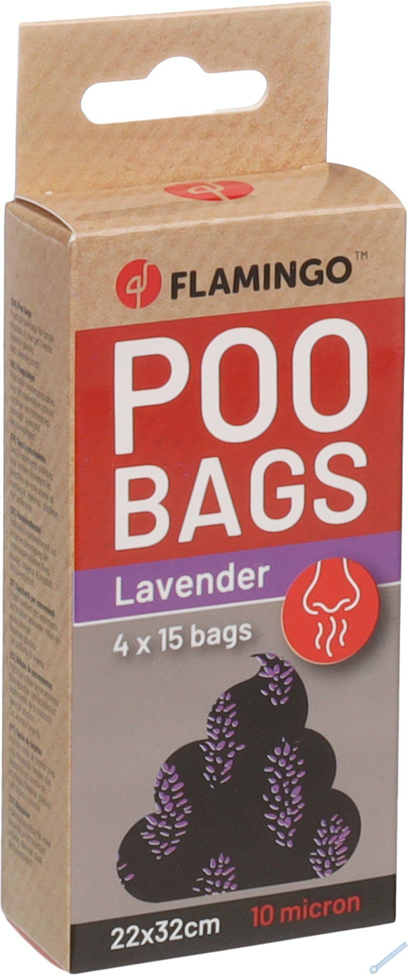 Flamingo Basic Scent Sky s levandulovou vn na exkrementy 4x15ks