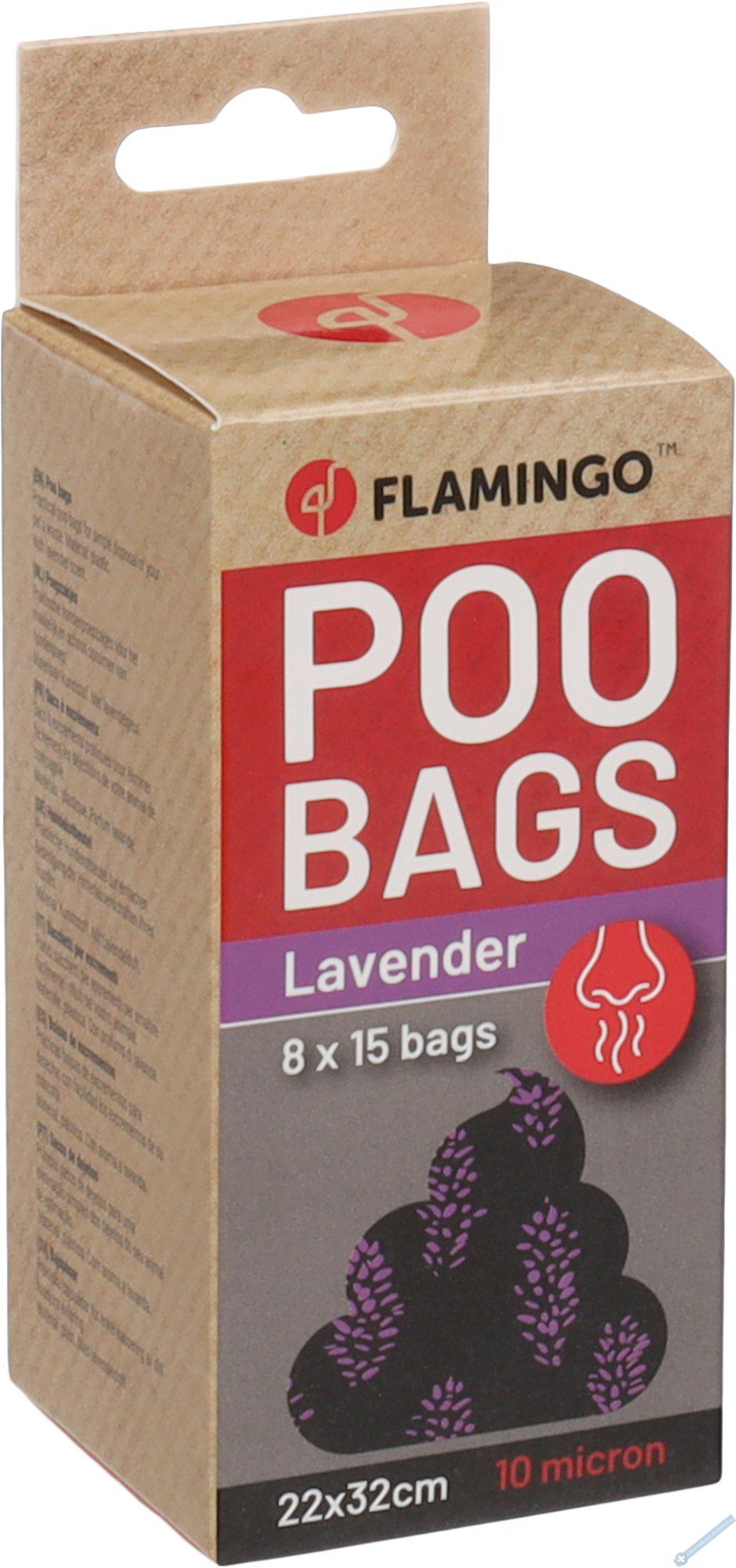 Flamingo Basic Scent Sky s levandulovou vn na exkrementy 8x15ks