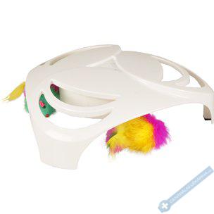 Flamingo Interaktivní hračka pro kočky Helico 25x25x8cm