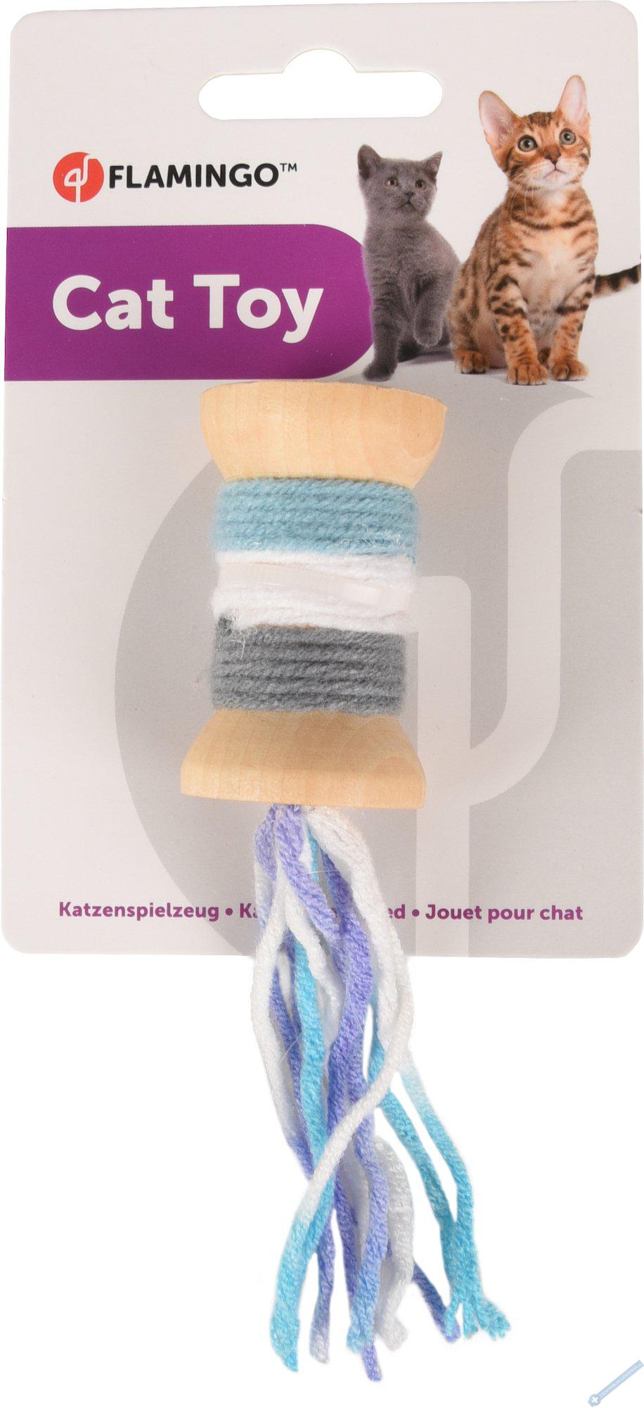 Flamingo Yarn Hraka pro koky Cvka modr 15cm