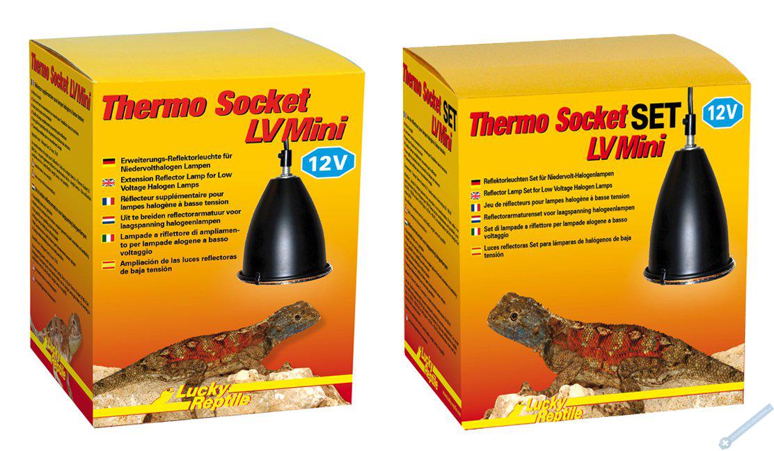 Lucky Reptile Thermo Socket LV plus Reflector LV Mini Set