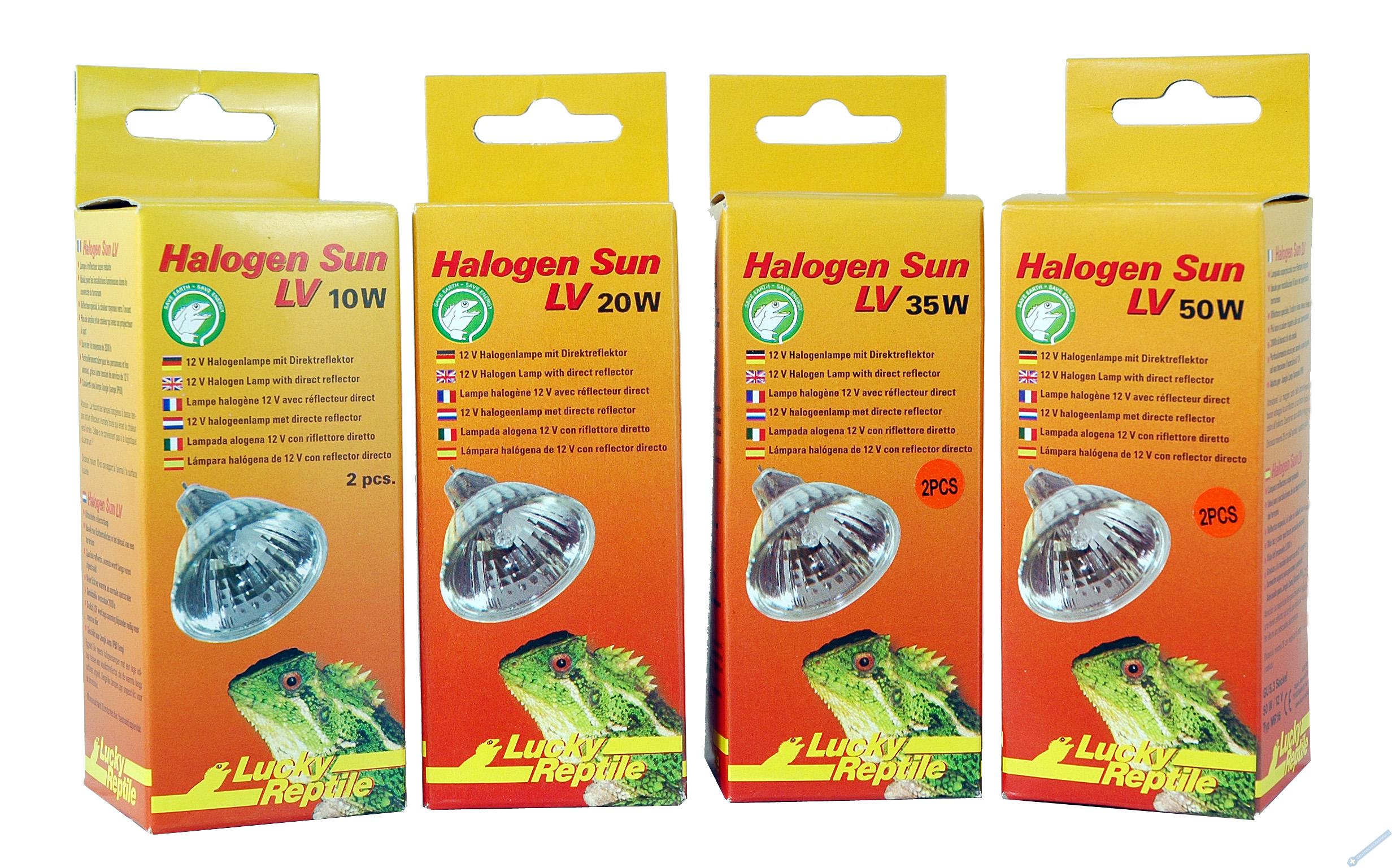 Lucky Reptile Halogen Sun LV 10W - Double Pack