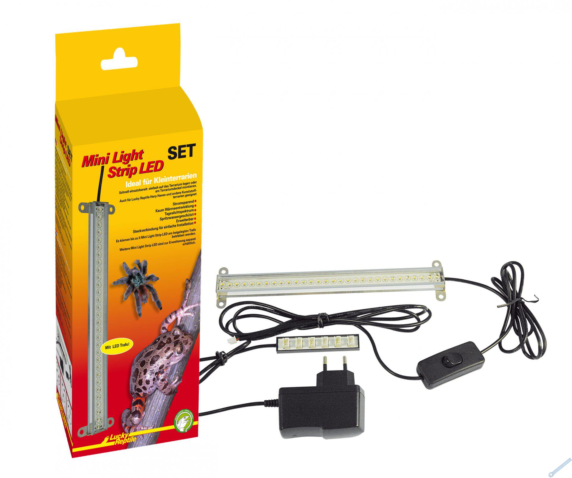 Lucky Reptile Mini Light Strip LED Set - trafo+LED dioda 22. 5 cm
