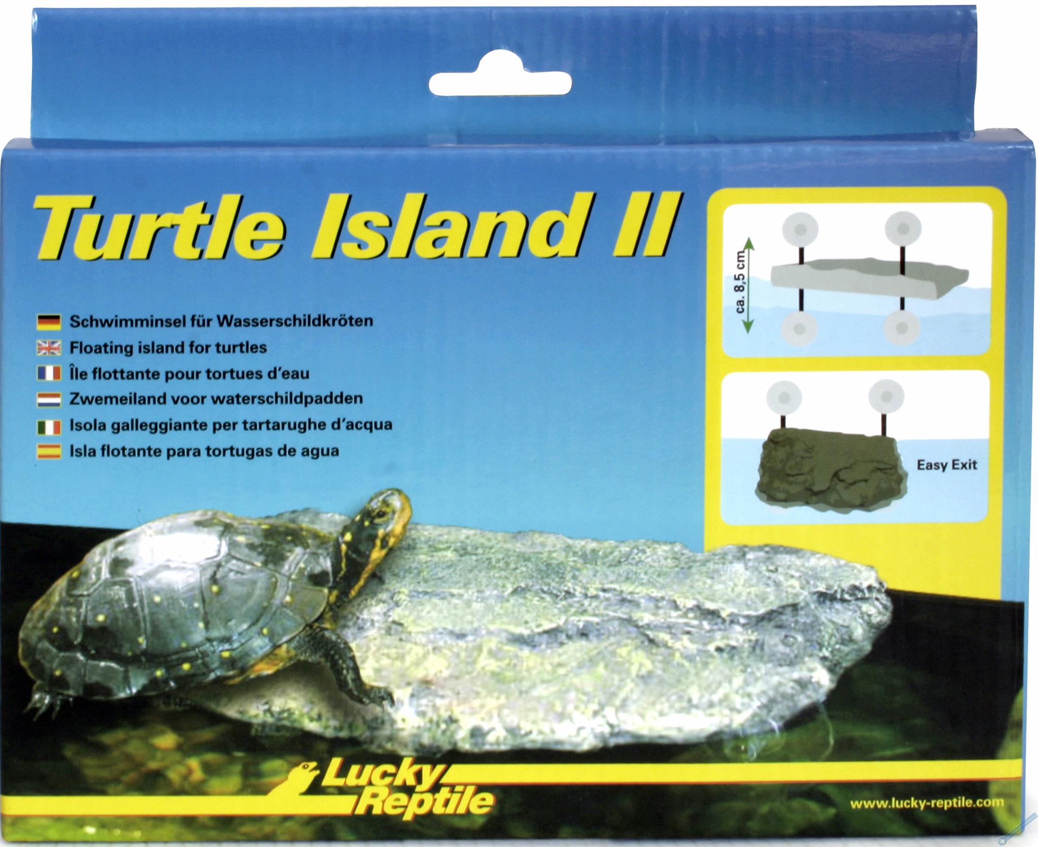 Lucky Reptile Turtle Island II Střední, cca 29x18x5 cm